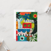 Grußkarte im Stadtzentrum Karte (Vorderseite/Rückseite Beispiel)