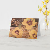 Grußkarte immer noch leben karte (Gelbe Blume)