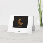 Grußkarte in Ramadan Karte (Rückseite)