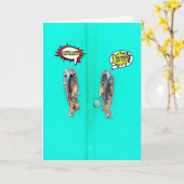 Grußkarte in Touch bleibe Karte (Gelbe Blume)