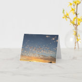 Grußkarte, innen für eigene Nachricht leer Karte (Gelbe Blume)