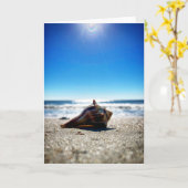 Grußkarte (innen leer) karte (Gelbe Blume)