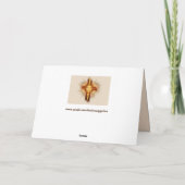 Grußkarte Jesus Karte (Rückseite)