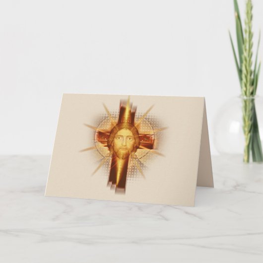 Grußkarte Jesus Karte (Vorderseite)