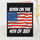 Grußkarte JULI BIRTHDAY Karte (Gelbe Blume)