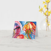 Grußkarte Karte (Gelbe Blume)