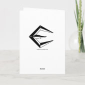 Grußkarte Karte (Rückseite)