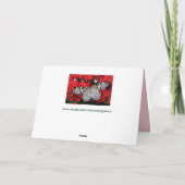 Grußkarte Karte (Rückseite)