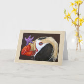 Grußkarte Karte (Gelbe Blume)