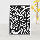 Grußkarte Karte (Gelbe Blume)