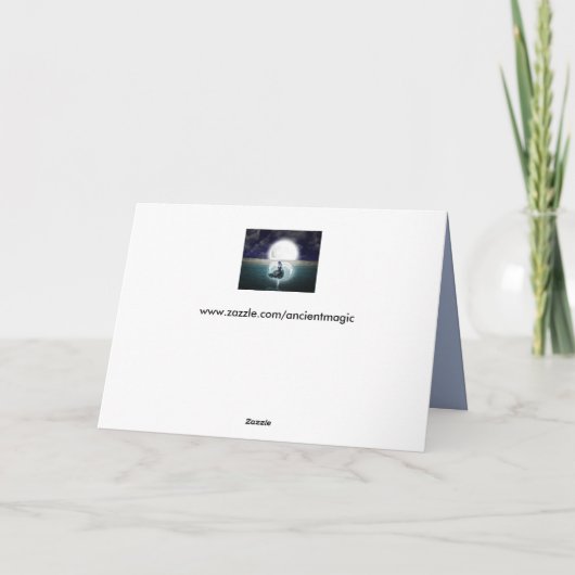 Grußkarte Karte (Rückseite)