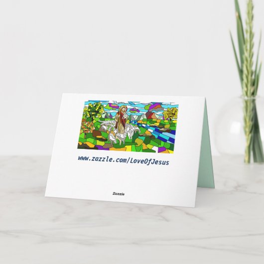 Grußkarte Karte (Rückseite)