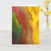 Grußkarte Karte (Gelbe Blume)