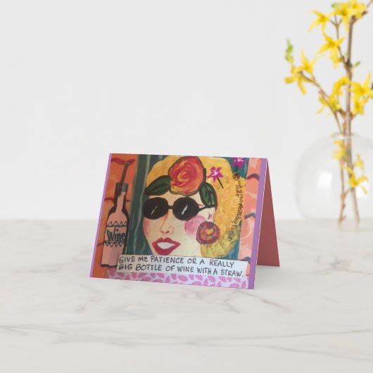 Grußkarte Karte (Gelbe Blume)