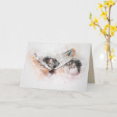 Grußkarte Karte (Gelbe Blume)