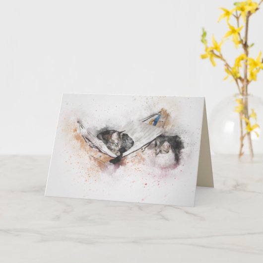 Grußkarte Karte (Gelbe Blume)