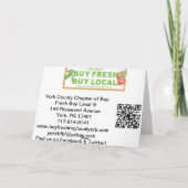 Grußkarte Karte (Rückseite)