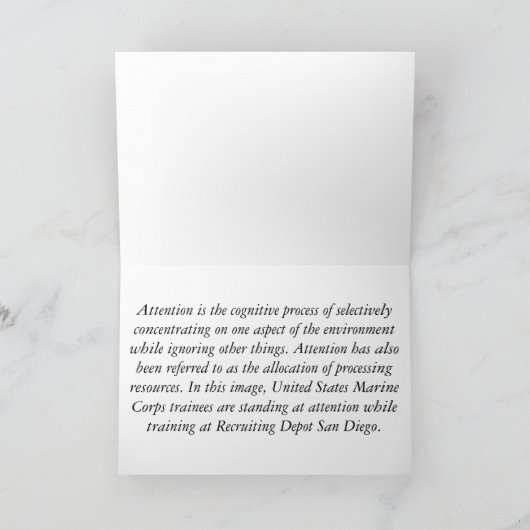 Grußkarte Karte (Innenseite)