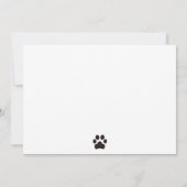 Grußkarte Karte (Rückseite)