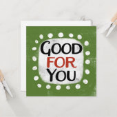 Grußkarte Karte (Vorderseite/Rückseite Beispiel)