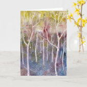 Grußkarte Karte (Gelbe Blume)