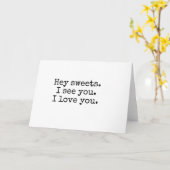 Grußkarte Karte (Gelbe Blume)