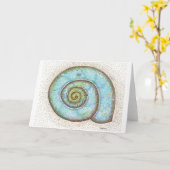 Grußkarte Karte (Gelbe Blume)