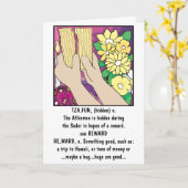 Grußkarte Karte (Gelbe Blume)