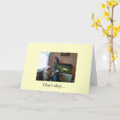 Grußkarte Karte (Gelbe Blume)