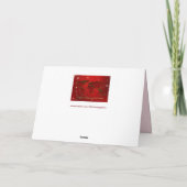 Grußkarte Karte (Rückseite)