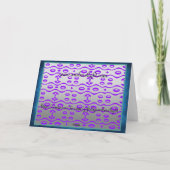 Grußkarte Karte (Rückseite)