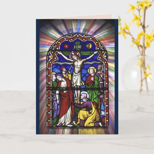 Grußkarte Karte (Gelbe Blume)