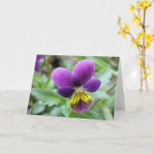 Grußkarte Karte (Gelbe Blume)