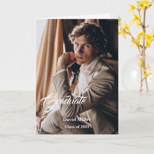 Grußkarte Karte (Gelbe Blume)