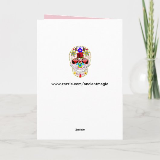 Grußkarte Karte (Rückseite)