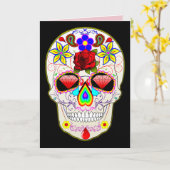 Grußkarte Karte (Gelbe Blume)