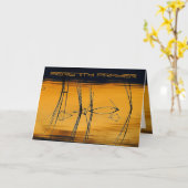 Grußkarte Karte (Gelbe Blume)