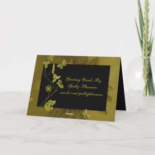 Grußkarte Karte (Rückseite)