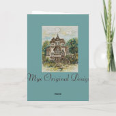 Grußkarte Karte (Rückseite)