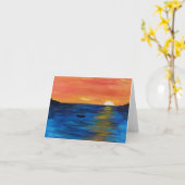 Grußkarte Karte (Gelbe Blume)