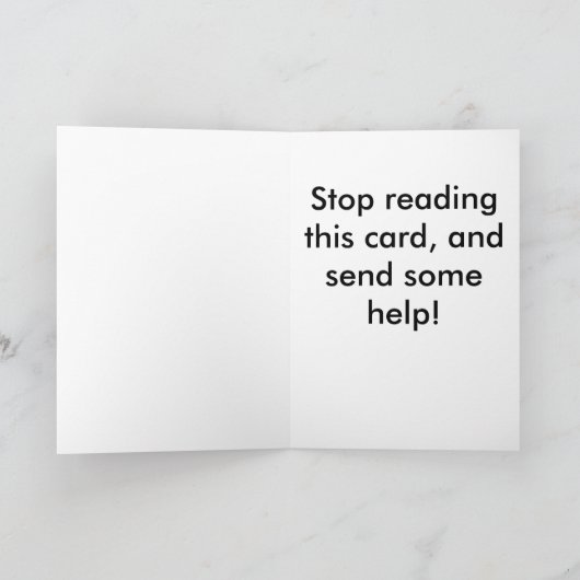 Grußkarte Karte (Innenseite)