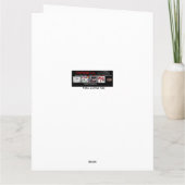 Grußkarte Karte (Rückseite)