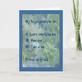 Grußkarte Karte (Vorderseite)