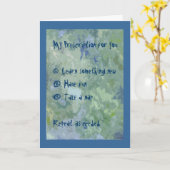 Grußkarte Karte (Gelbe Blume)