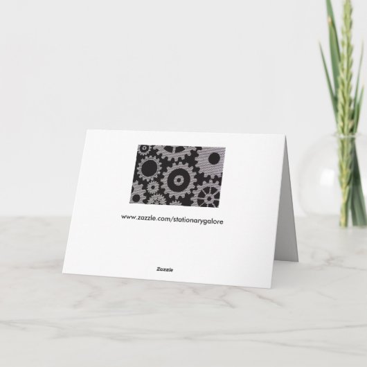 Grußkarte Karte (Rückseite)