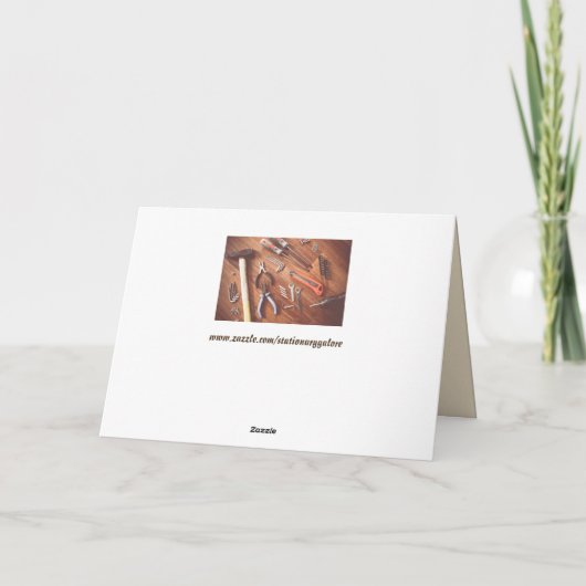 Grußkarte Karte (Rückseite)