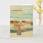 Grußkarte Karte (Gelbe Blume)