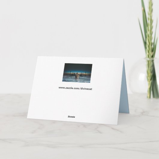 Grußkarte Karte (Rückseite)