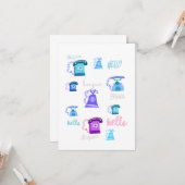 Grußkarte Karte (Vorderseite/Rückseite Beispiel)