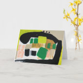 Grußkarte Karte (Gelbe Blume)